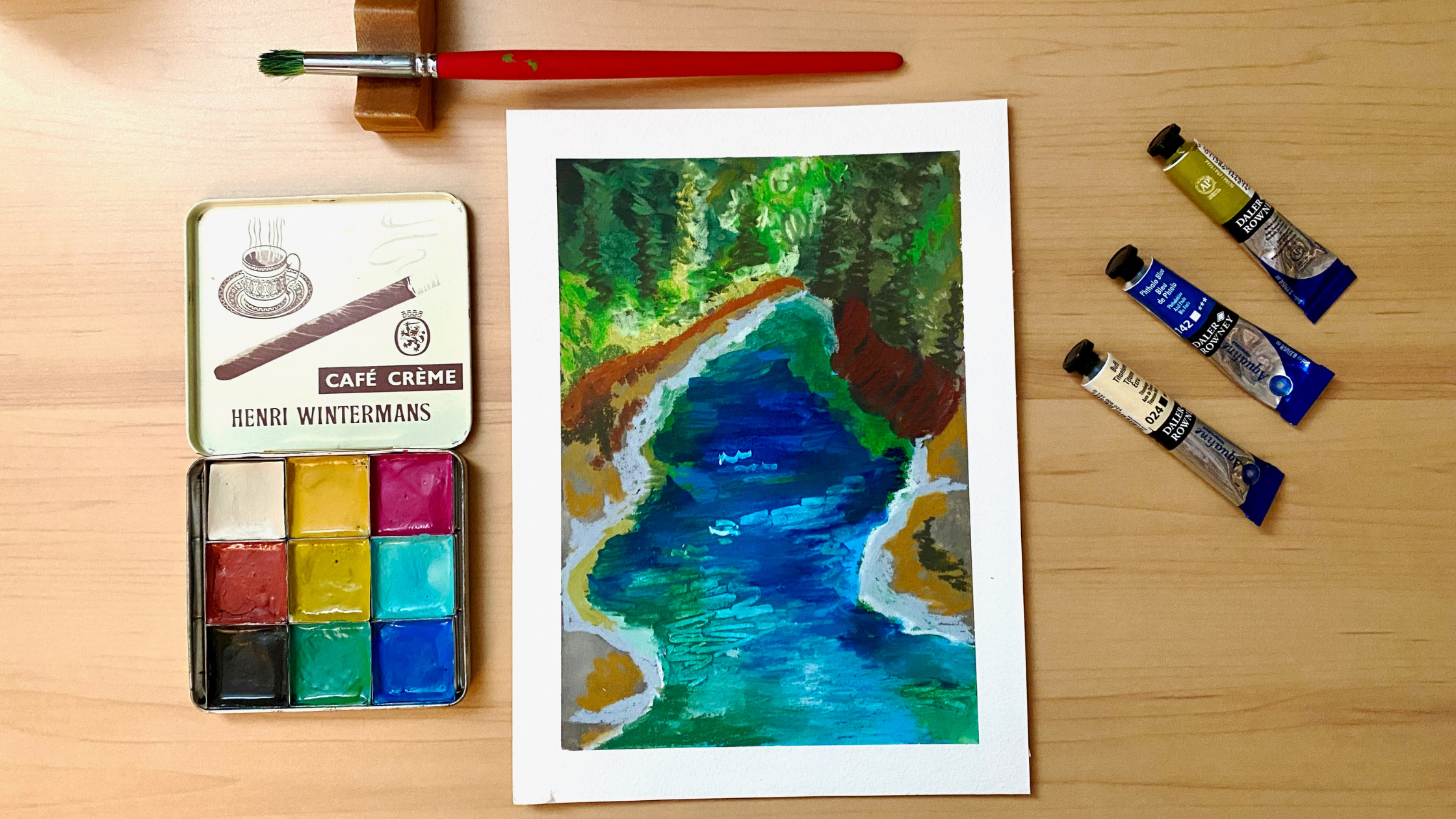 Making My Own Watercolour Travel Kit